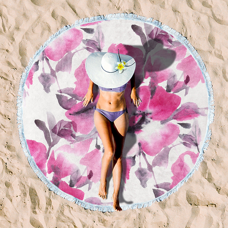 Rundstrand towel with unique sunset design Bowlift
