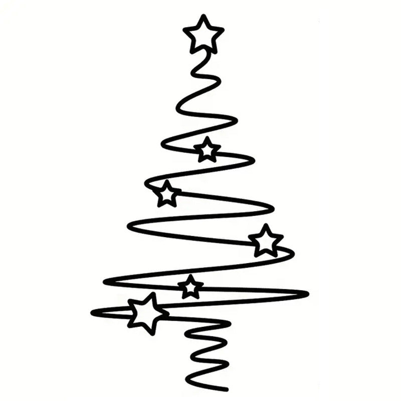 Decorative Christmas Tree Wall Sticker Bowlift