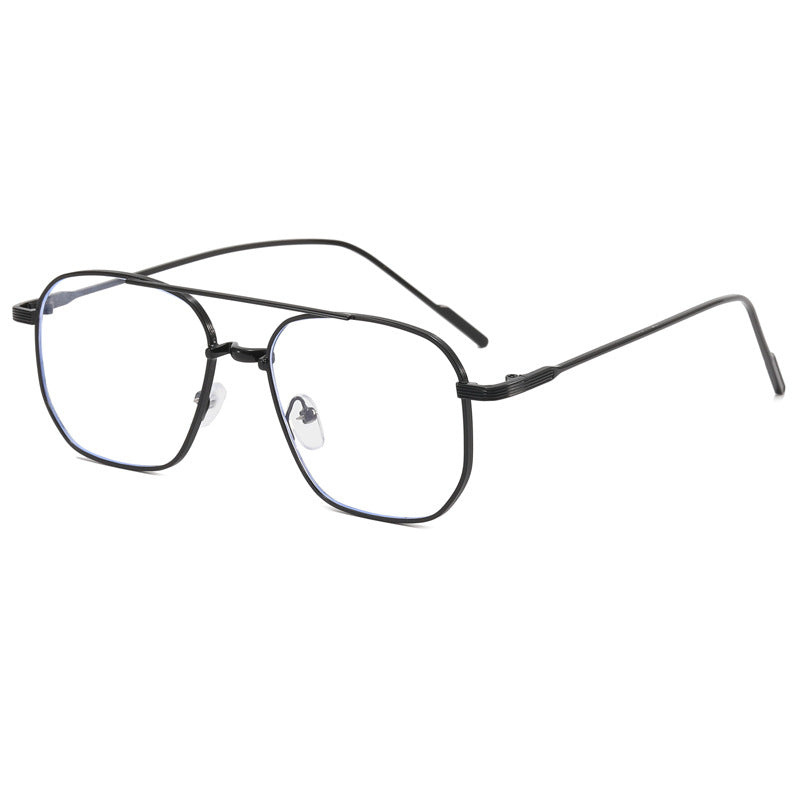 Women's fashionable geometric glasses with elegant metal frame Bowlift