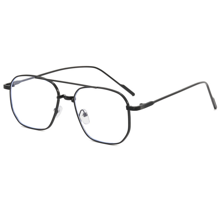 Women's fashionable geometric glasses with elegant metal frame Bowlift