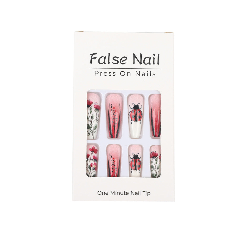 Creative Nail Art Set with Floral Motifs Bowlift