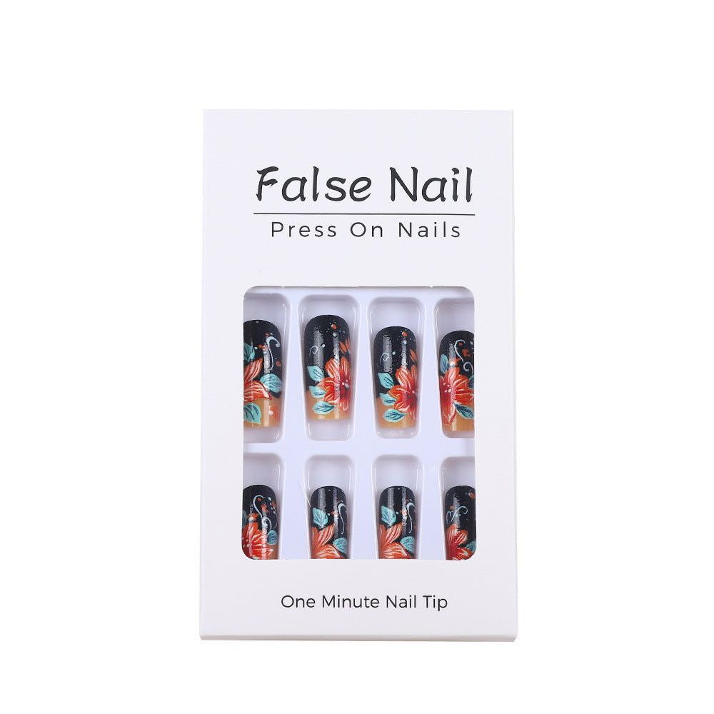 Creative nail art with floral design Bowlift
