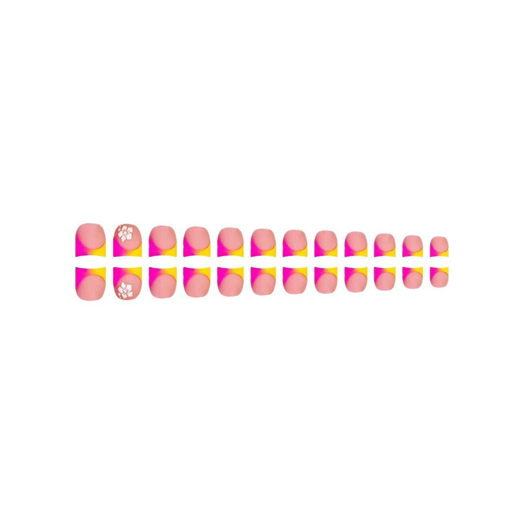 Trendy Flame Design Acrylic Nail Enhancements Bowlift