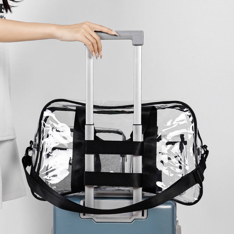 Transparent sports bag with multifunctional compartments Bowlift