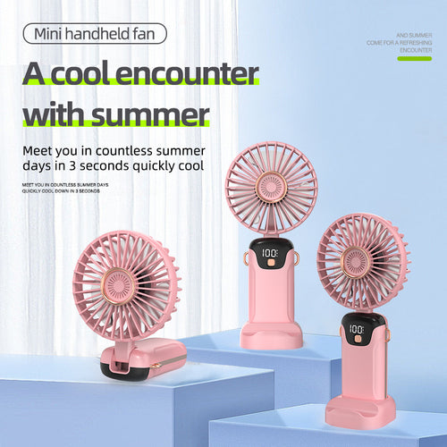 Unisex Portable Digital Handheld Mist Fan Bowlift