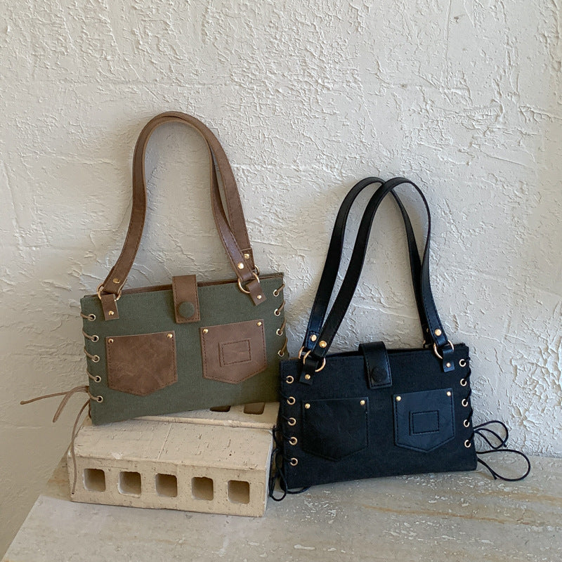 WoElegantly Structured Utility Tote Bag Bowlift