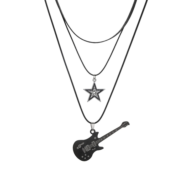 Layered Rock Music-Inspired Necklace Bowlift