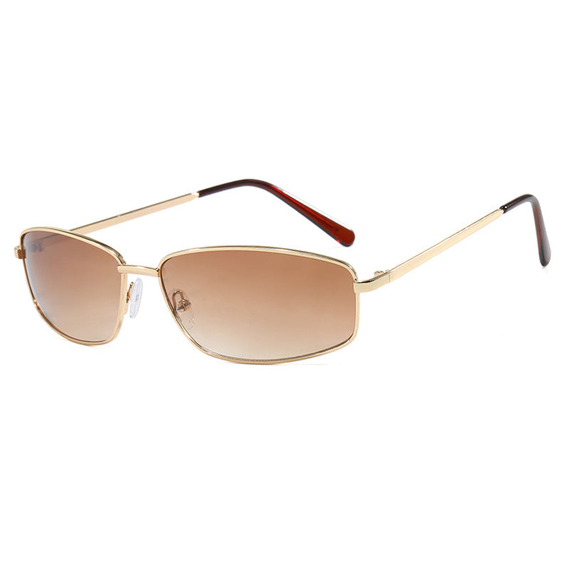Women's sporty sunglasses with stylish metal protection Bowlift