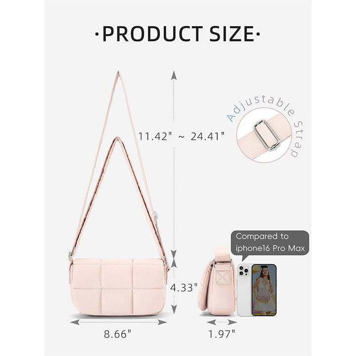 Padded shoulder bag with structured design Bowlift