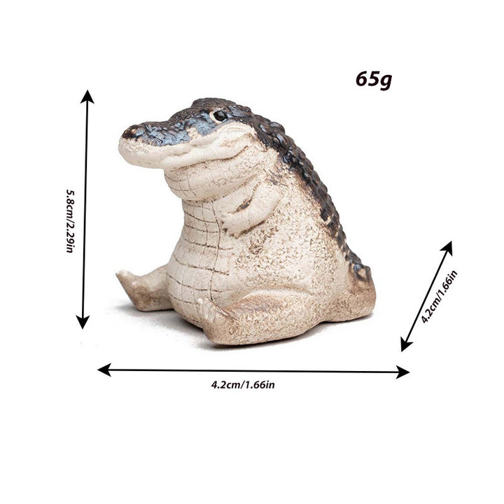 Decorative Crocodile Figurine Bowlift