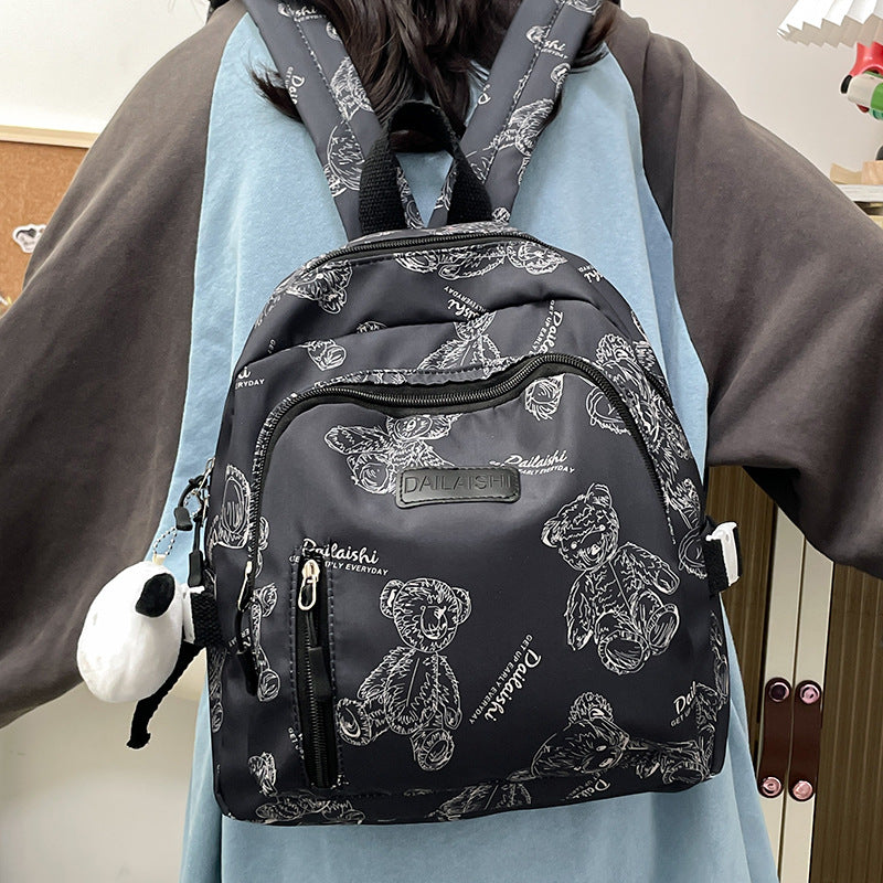 Teddy Bear Pattern Backpack