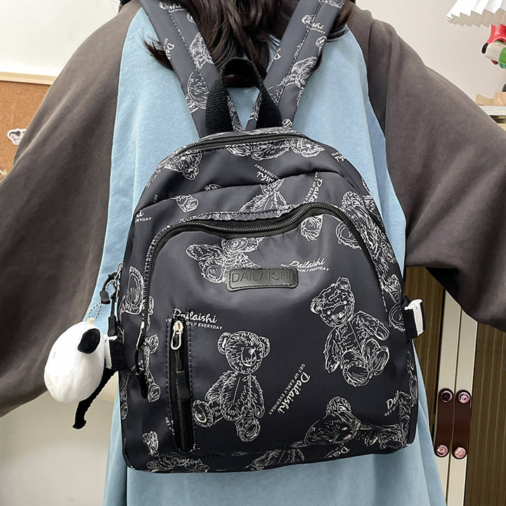 Teddy Bear Pattern Backpack