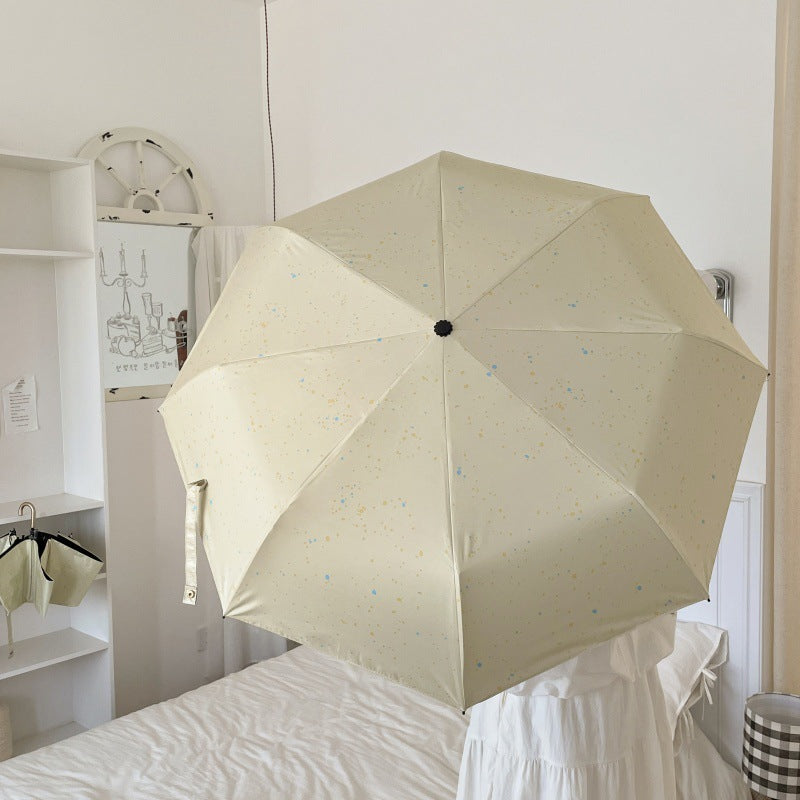 Women's Folding Umbrella with UV Protection and Lightweight Frame Bowlift