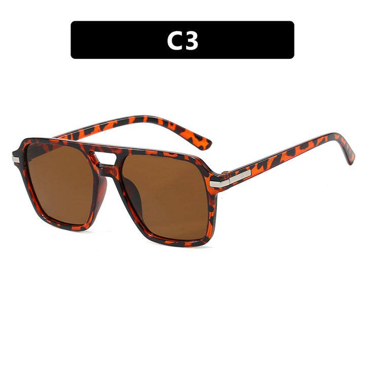 Women's fashionable rectangular sunglasses with stylish design and UV protection Bowlift