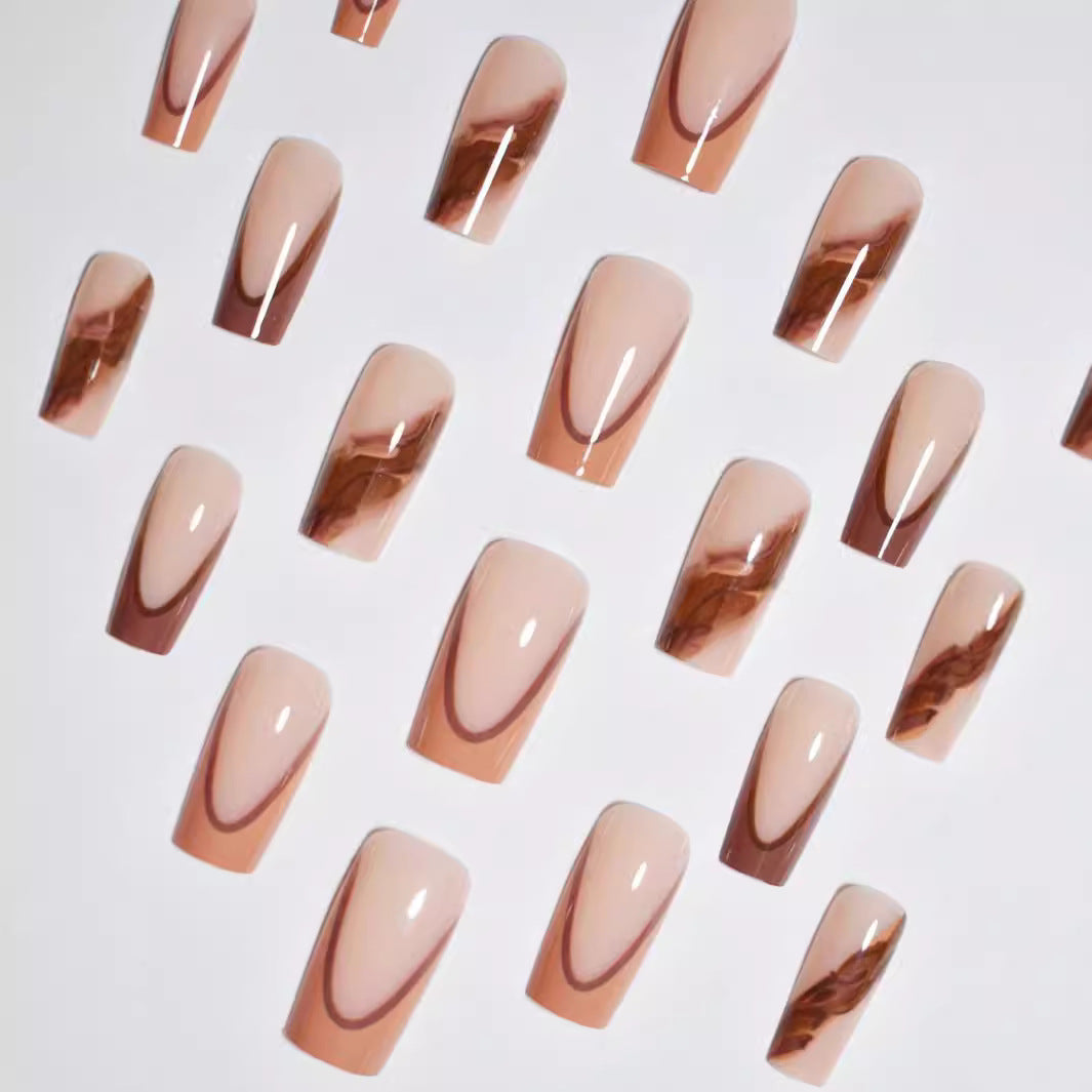 Artistic Marble Nail Enhancements Bowlift