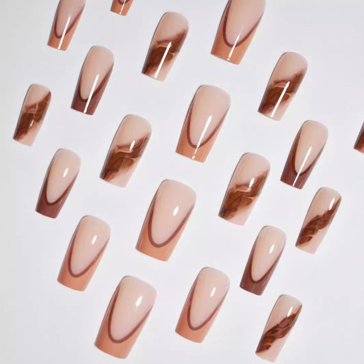Artistic Marble Nail Enhancements Bowlift
