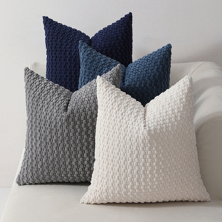Textured Knit Decorative Pillow