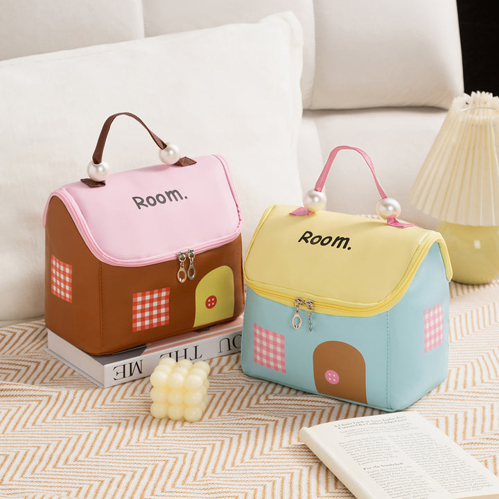 Kids Playful House-Shaped Lunch Tote Bowlift