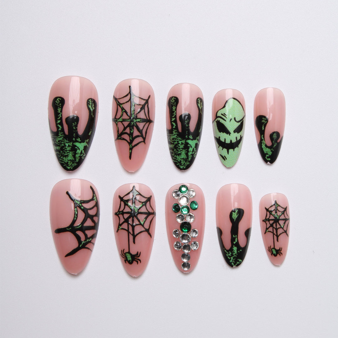 Creative Nail Art Set with Halloween Motifs Bowlift