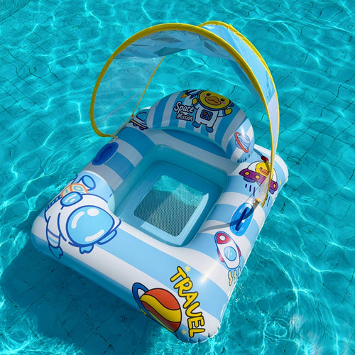 Floating Pool Lounge Chair with Cup Holder Bowlift