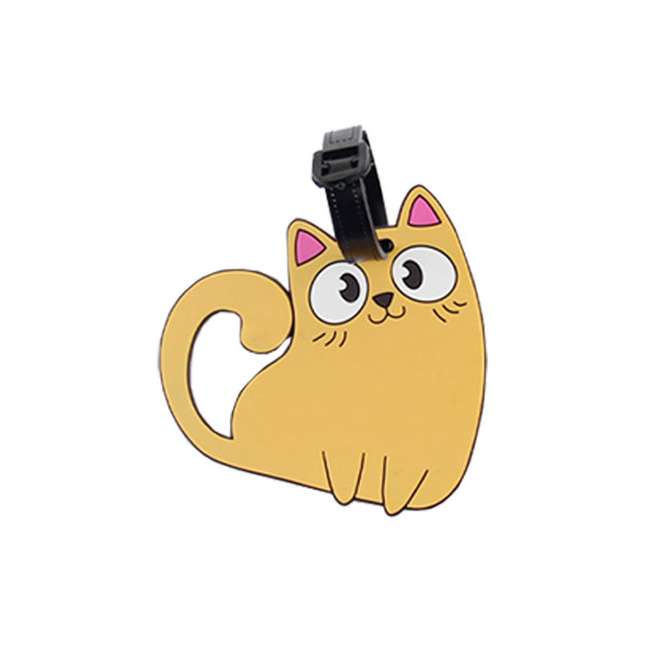 Cute Cat-Themed Luggage Tag Bowlift