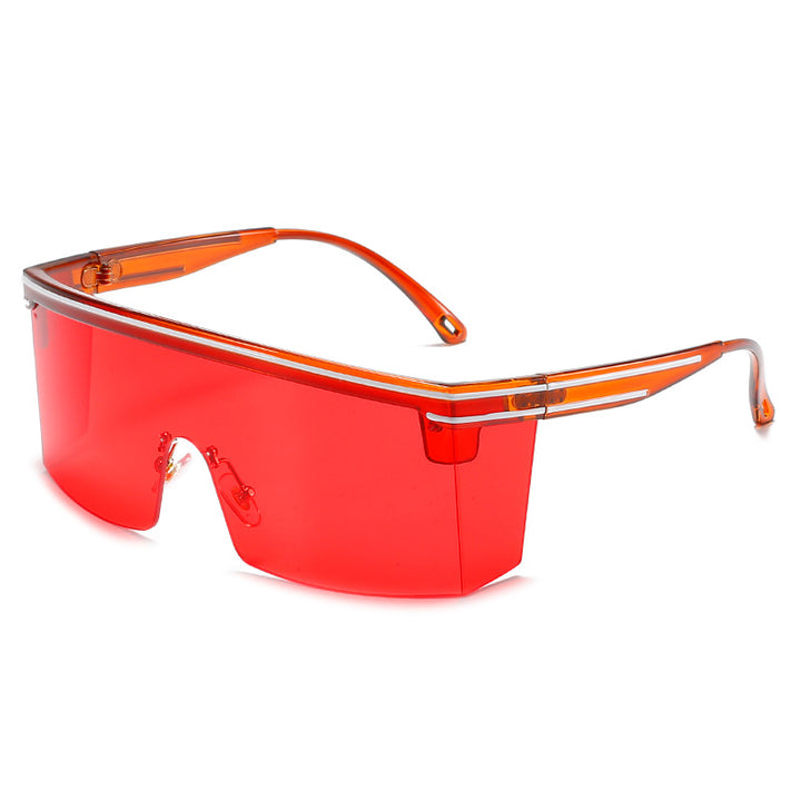 Women's Sporty Sunglasses with Futuristic Design and Unobstructed Field of View Bowlift