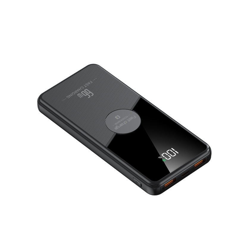 Power bank with intelligent charging display and multiple connections Bowlift