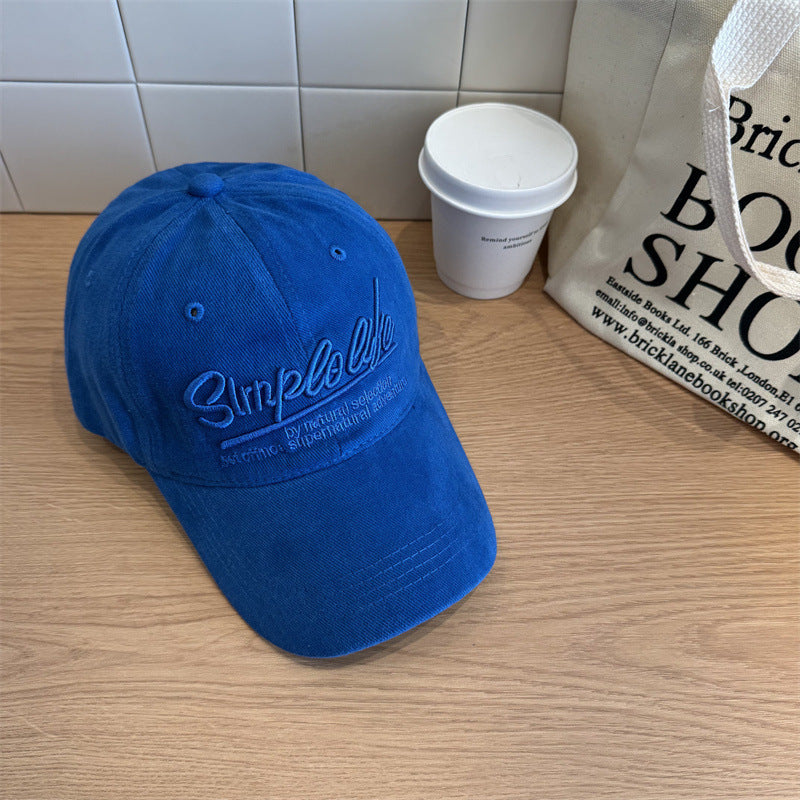 Women's Casual Soft Fabric Adjustable Baseball Cap Bowlift