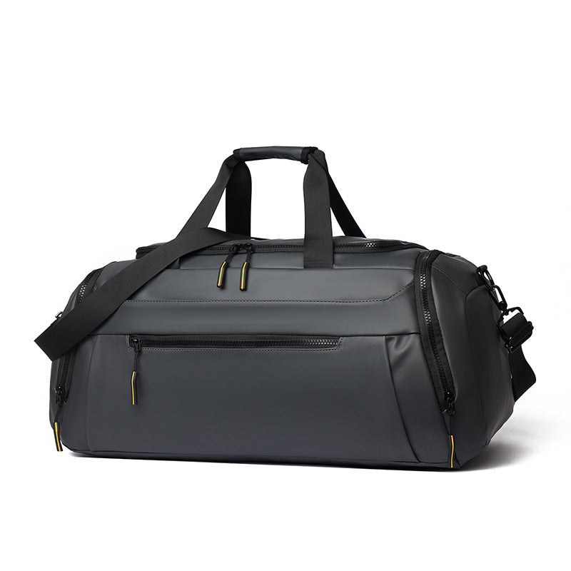 Men's Sporty Travel Bag with Water-Repellent Design Bowlift