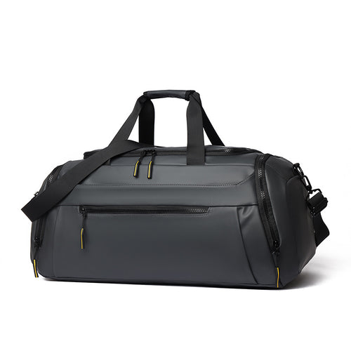 Men's Sporty Travel Bag with Water-Repellent Design Bowlift