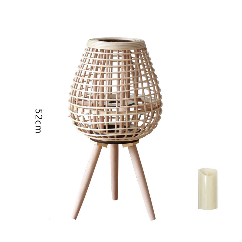 Decorative Rattan Lantern Bowlift