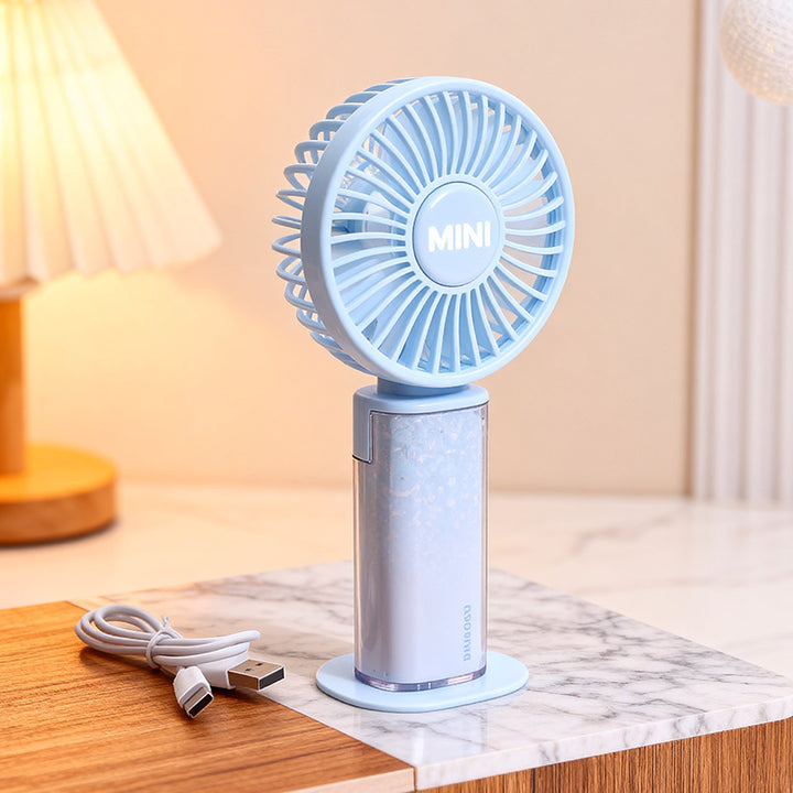 Portable Mini Hand Fan with Ergonomic Design and USB Charging Function Bowlift