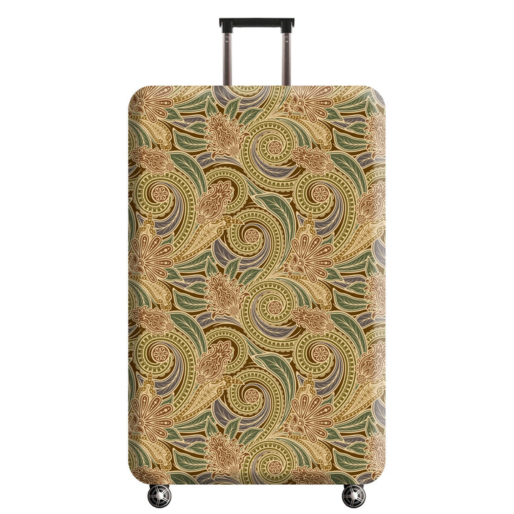 Women's Hard Shell Suitcase with Artistic Floral Pattern Bowlift