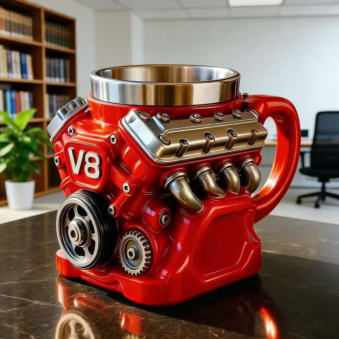 Mug in V6 Engine Design Bowlift