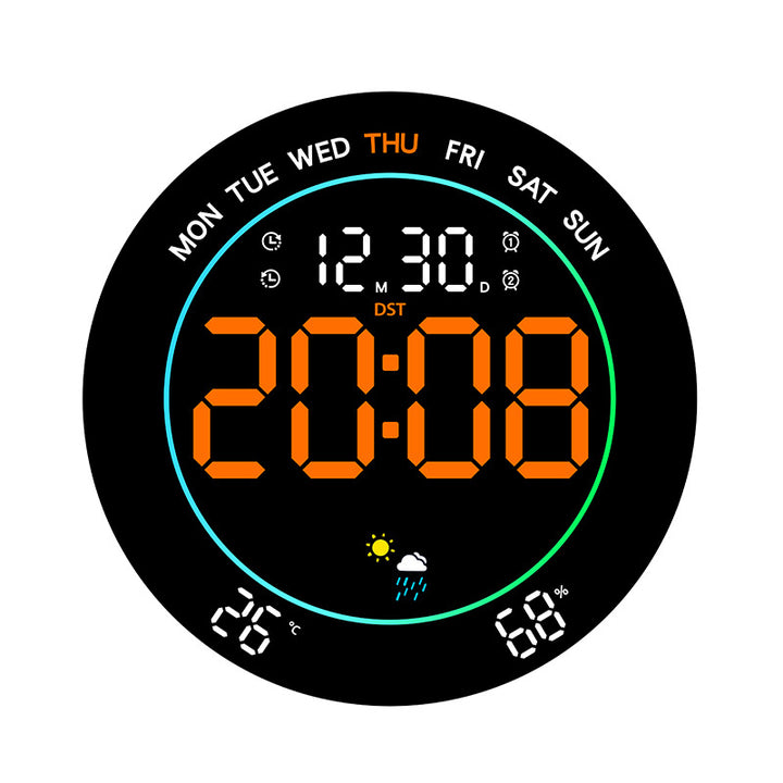 Digital Weather Alarm Clock Bowlift