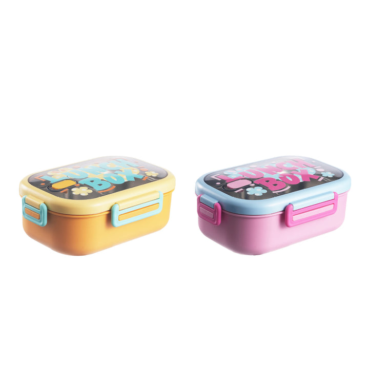 Playful Dual-Compartment Lunch Box