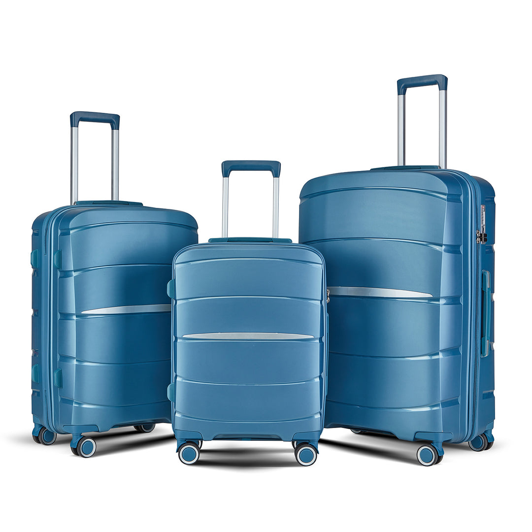 Unisex Premium Multi-Size Hard Shell Suitcase Set Bowlift