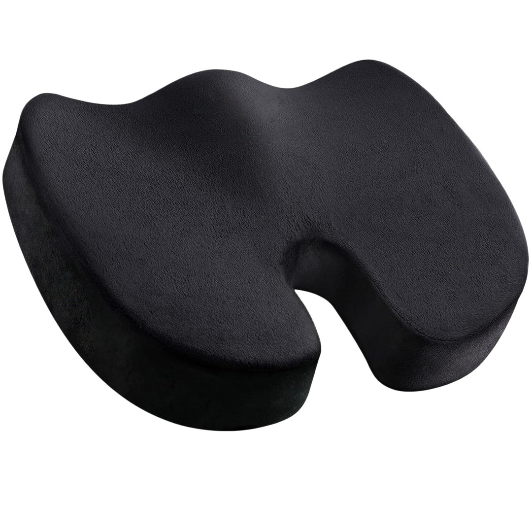 Ergonomic Memory Foam Coccyx Support Seat Cushion with Breathable Mesh Cover Bowlift