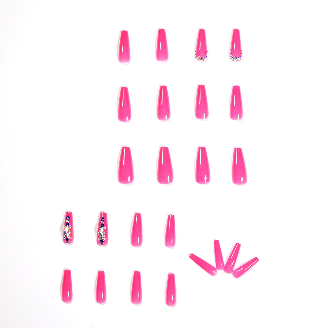 Elegant Nail Art with Glitter Decoration Bowlift