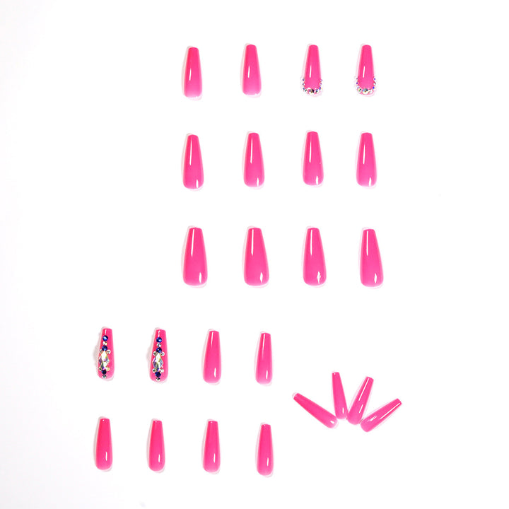 Elegant Nail Art with Glitter Decoration Bowlift
