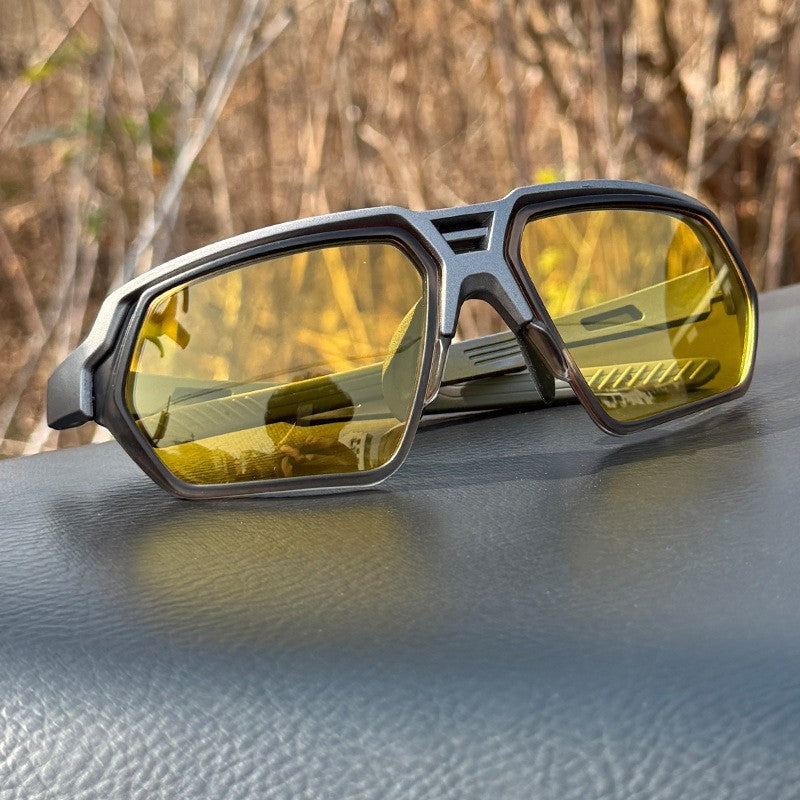 Polarized Sunglasses with Anti-Glare Night-Driving Lenses Bowlift