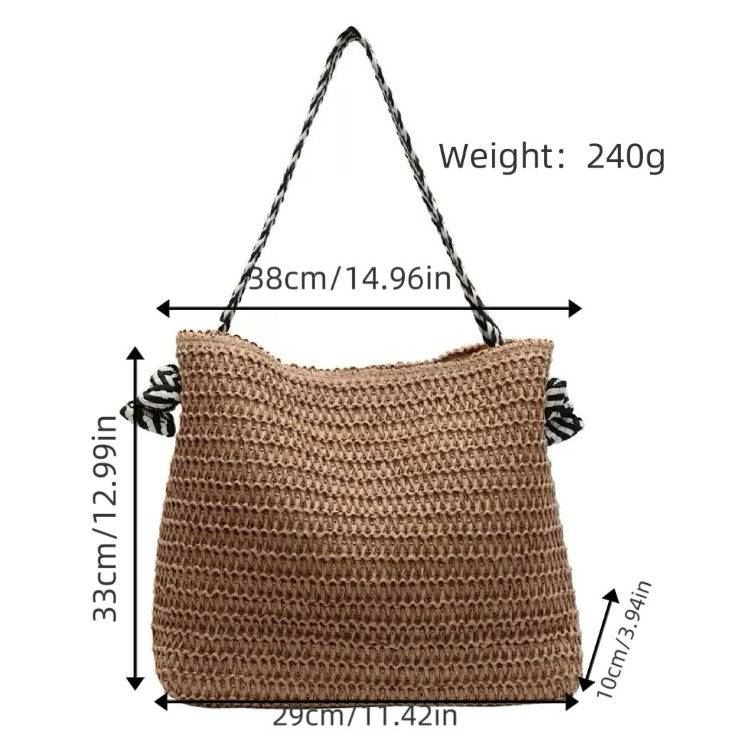 Large shopping bag with woven design Bowlift