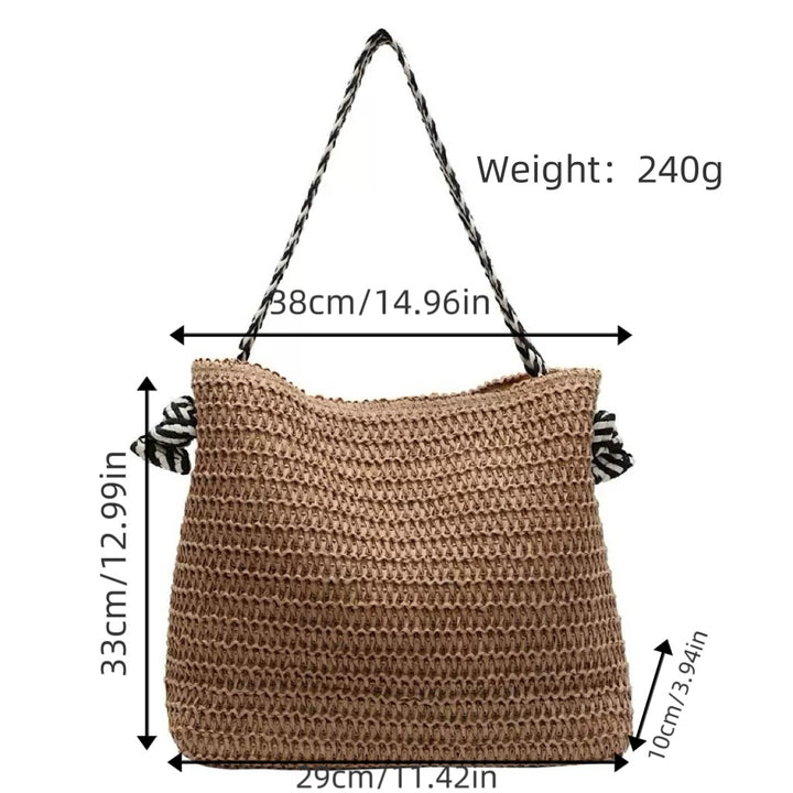 Large shopping bag with woven design Bowlift