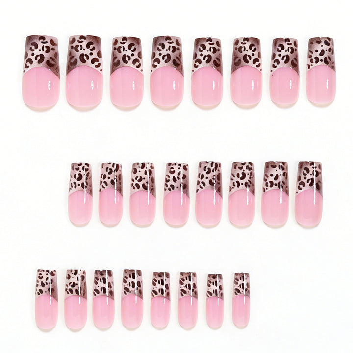 Artistic Animal Print Press-On Nail Extensions Bowlift
