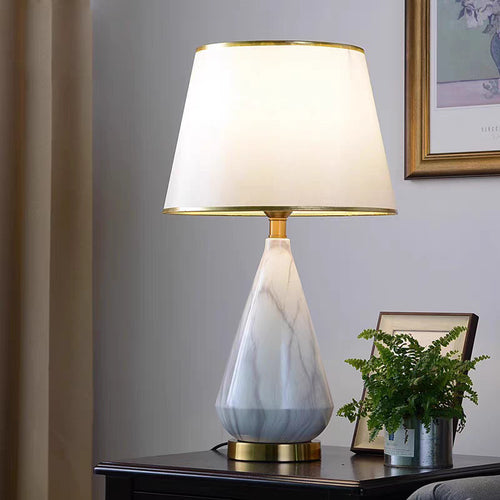 Elegant Marble Base Table Lamp