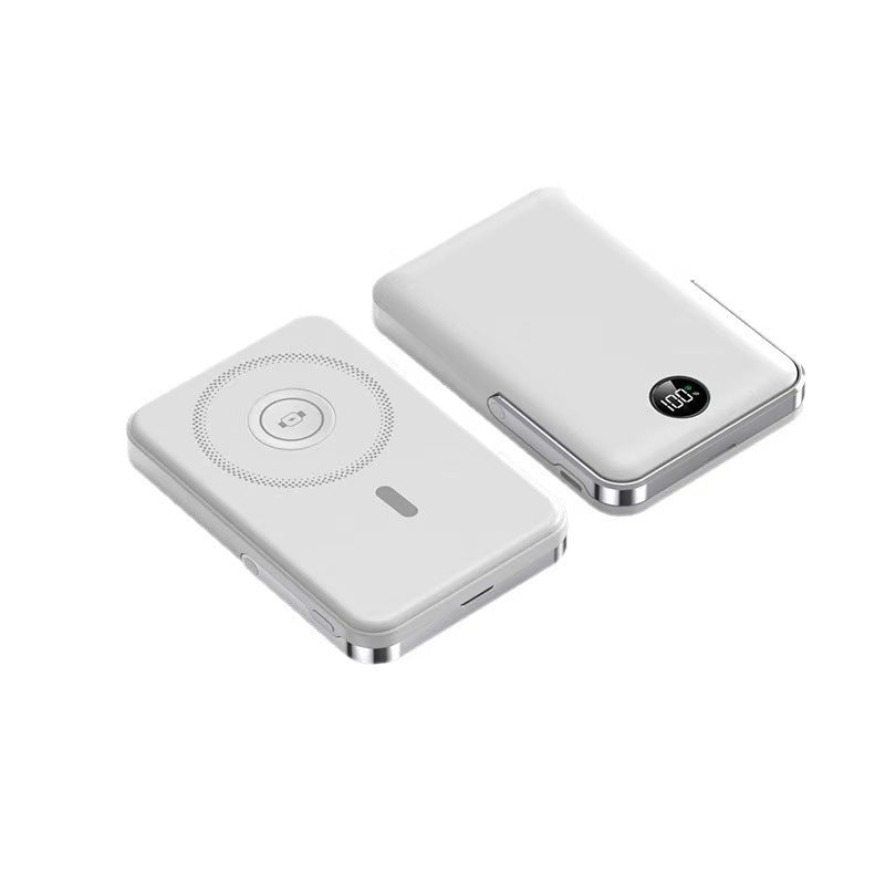 Power bank with intelligent LCD display and wireless charging function Bowlift