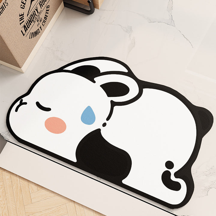 Cute Bunny Door Mat Bowlift