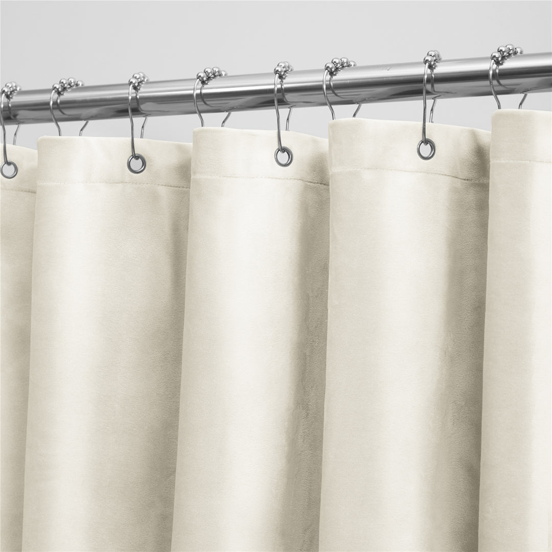 Velvet Grommet Top Curtain Bowlift