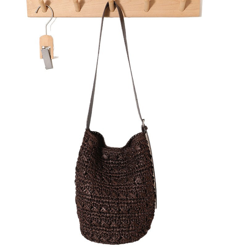 Handcrafted Shoulder Bag Made of High-Quality Natural Material Bowlift