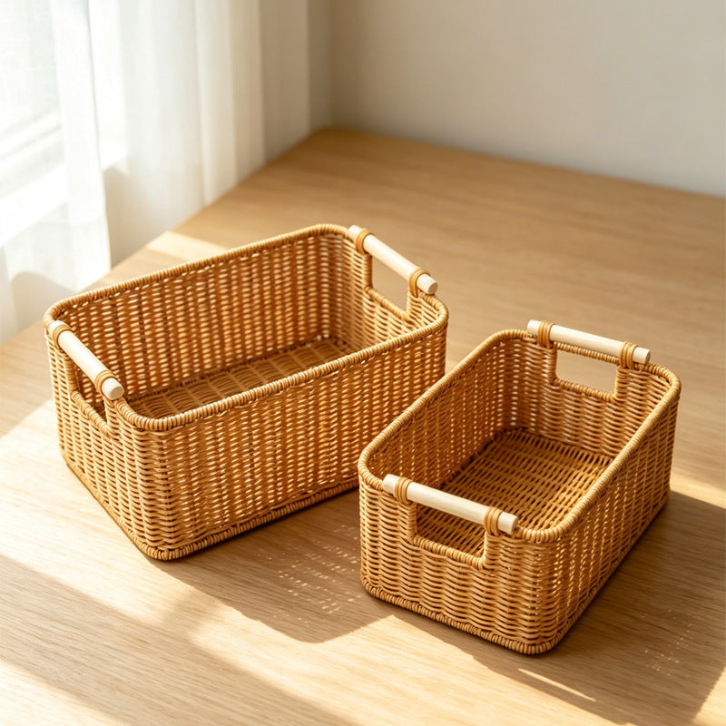 Versatile Woven Storage Baskets Bowlift